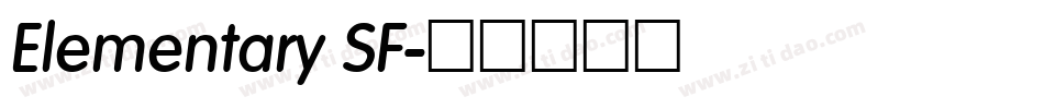 Elementary SF字体转换